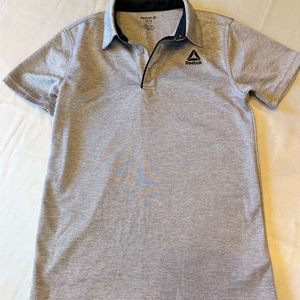 Reebok Kids Light Gray Polo Shirt
